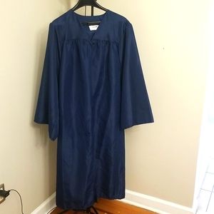Unisex Jostens Graduation Gown Size 5'7 -5'9 Navy Blue